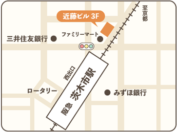 北大阪営業所アクセスマップ